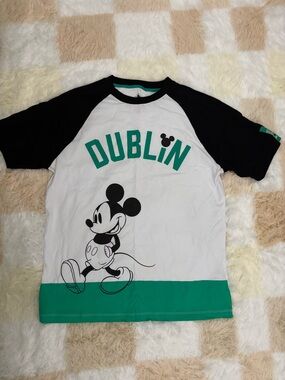 Disney Dublin Mickey Raglan Tee NWOT